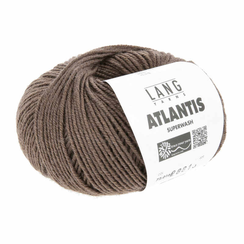 Lang Yarns Atlantis Farbe 168 schokolade