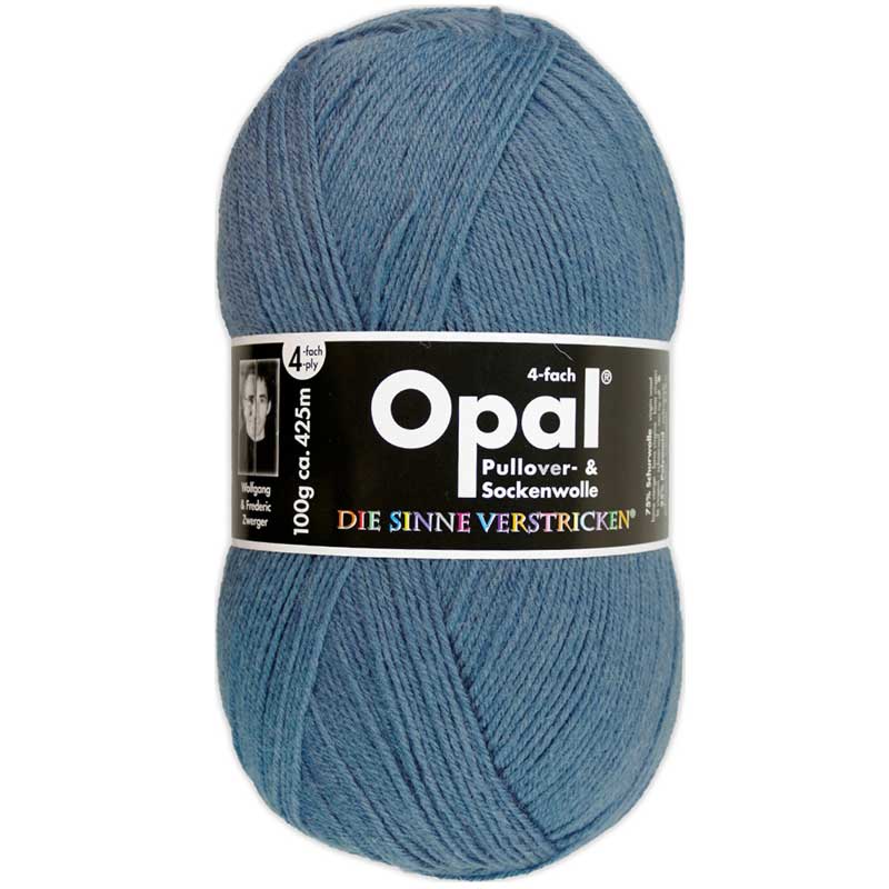 Opal Uni 4-fach 5195 jeansblau