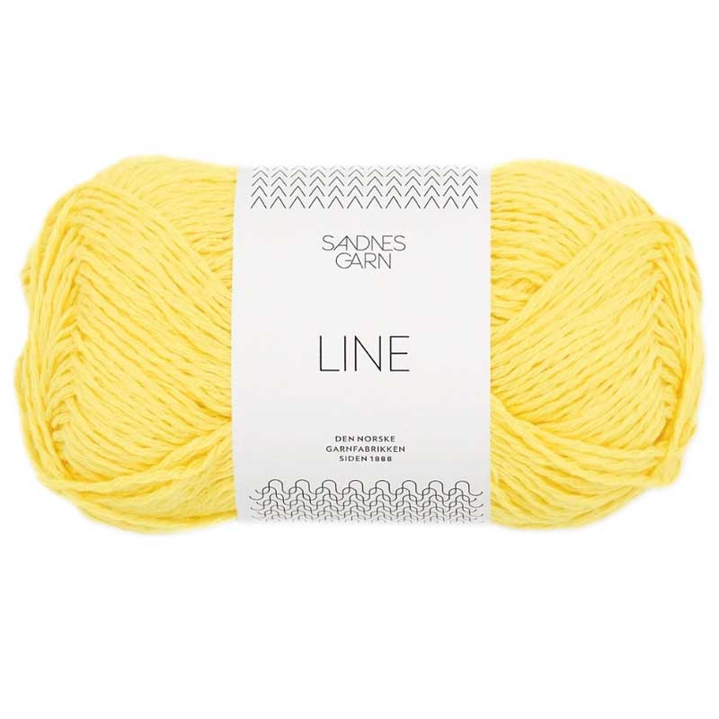 Sandnes Line Farbe 9004 lemon