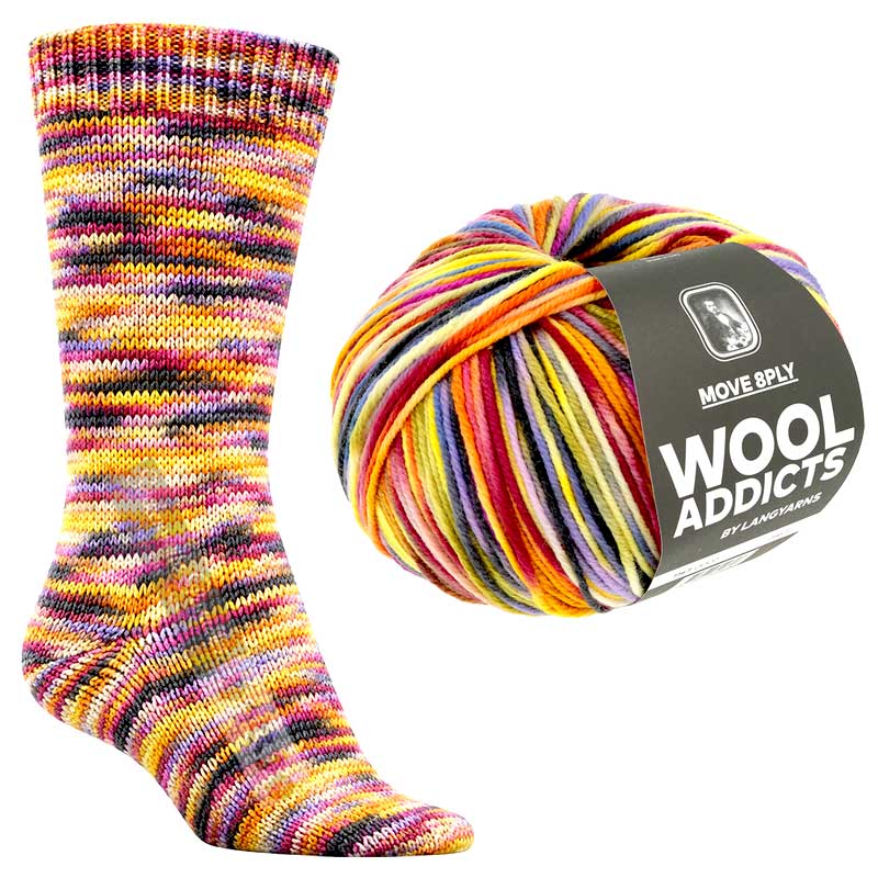Lang Yarns Wooladdicts Move 8-fach Farbe 2