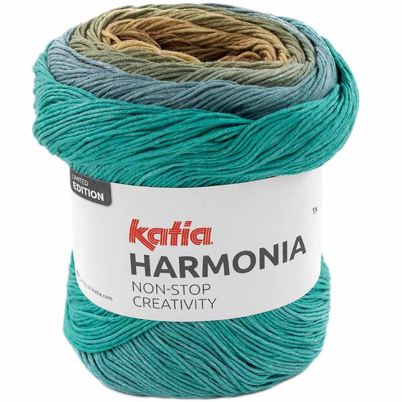 Katia Harmonia Farbe 209 gruen-wasserblau-beige
