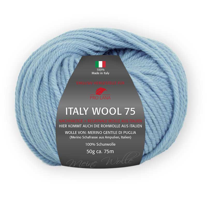 Pro Lana Italy Wool 75 Farbe 257 hellblau