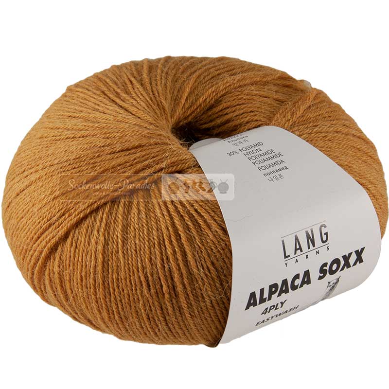 Lang Yarns Alpaca Soxx Fb 0050 ocker