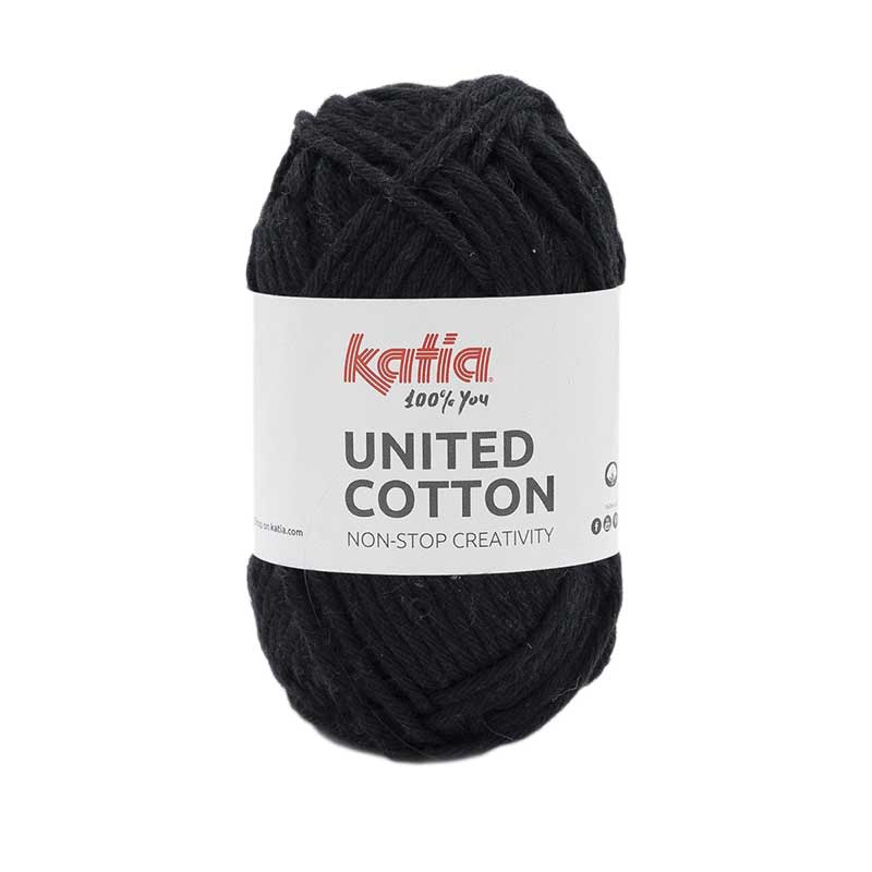Katia United Cotton Farbe 02 schwarz