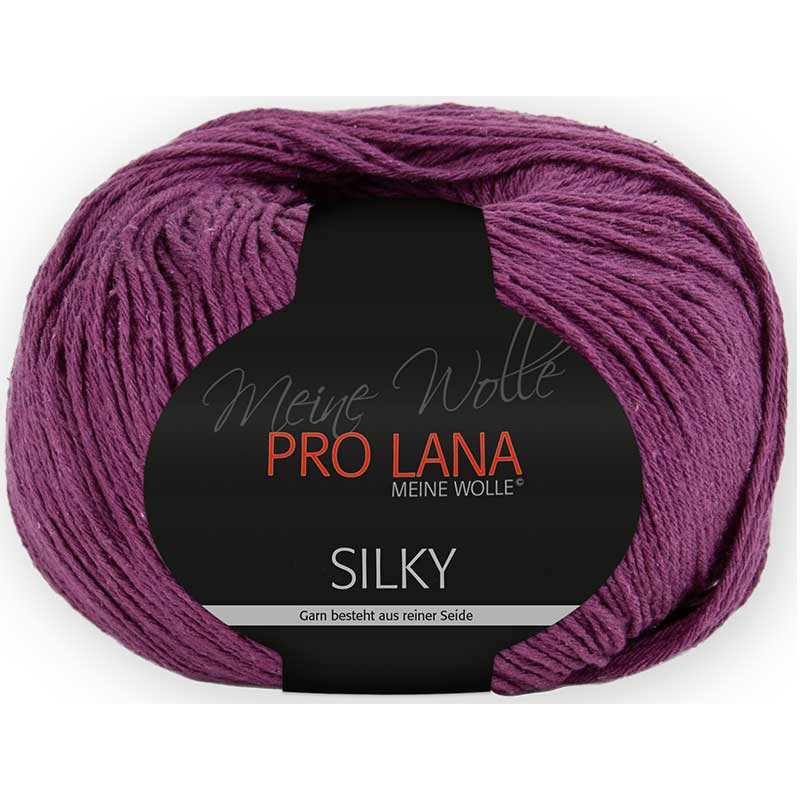 Pro Lana Silky Farbe 45 aubergine
