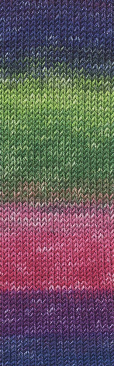 Lang Yarns Merino 120 Dégradé Farbe 0008 rot-blau-grün