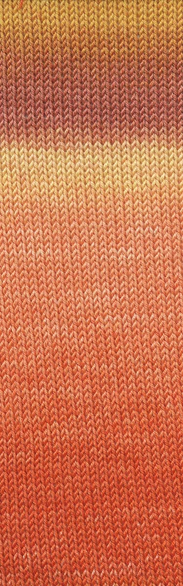 Lang Yarns Merino 120 Dégradé Farbe 0017 orange-gelb-apricot