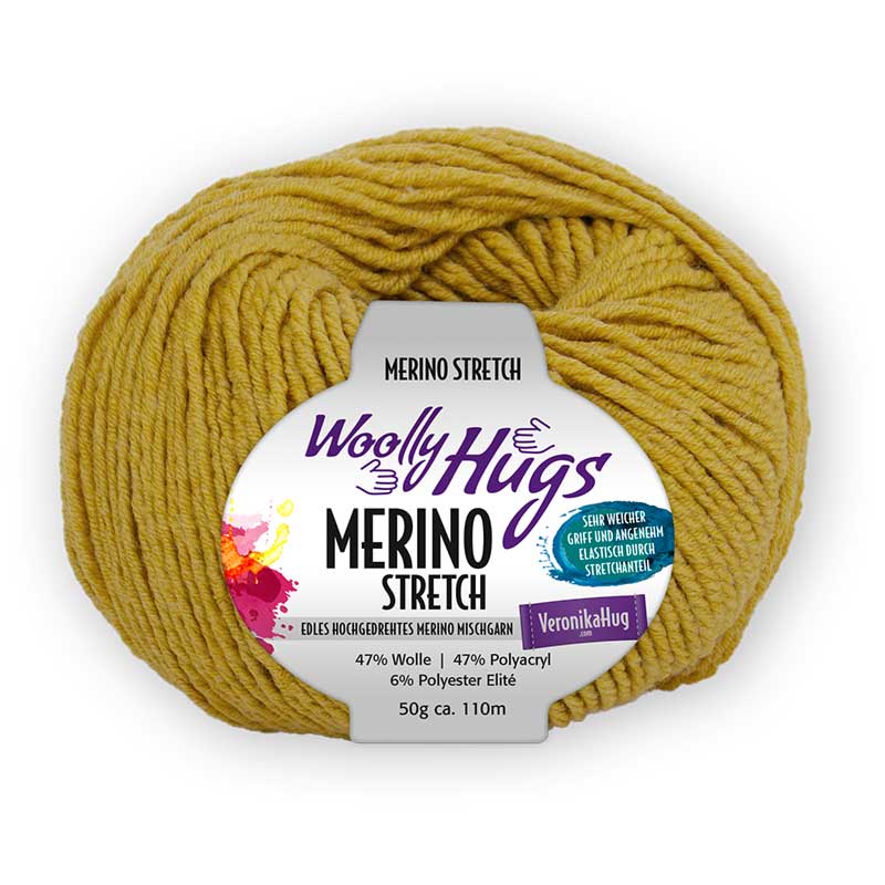 Woolly Hugs Merino Stretch curry 123