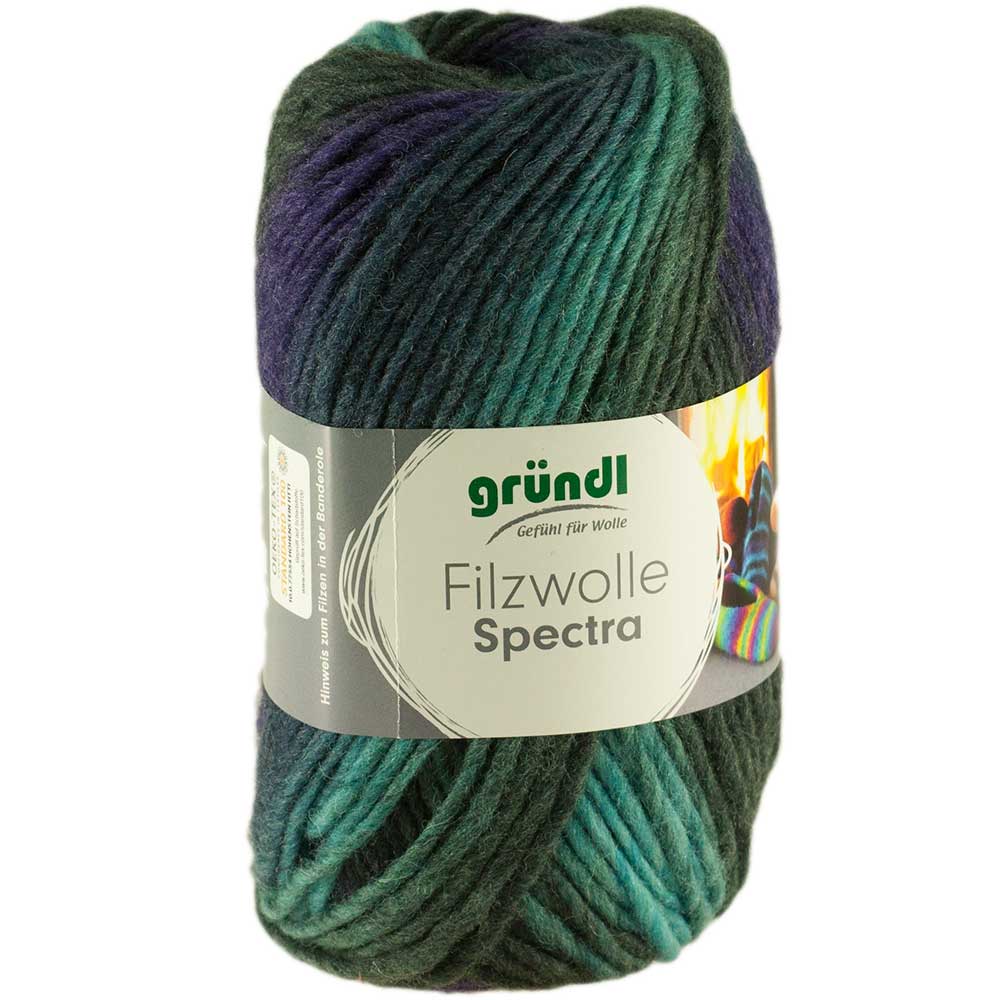 Gruendl Filzwolle Spectra 100g Fb. 03 ocean
