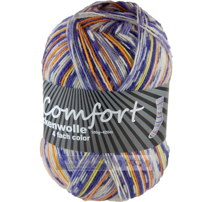 Comfort Sockenwolle Color Nordmeer Farbe 02-223