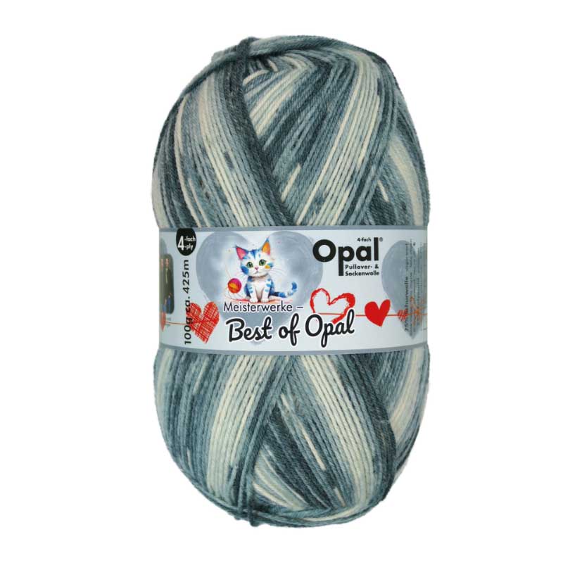 Opal Meisterwerke - herzhafte Olive (9366) 4-fach