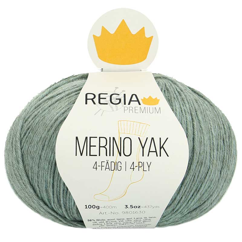 Regia Premium Merino Yak mint meliert (07513)