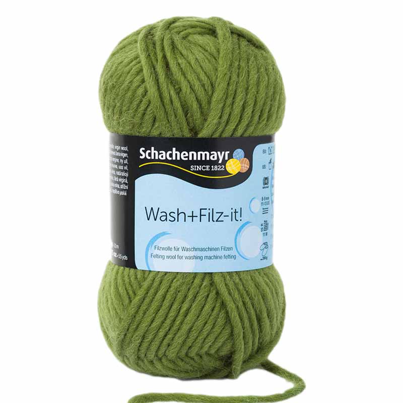 Schachenmayr Wash+Filz-it! Farbe 17 olive