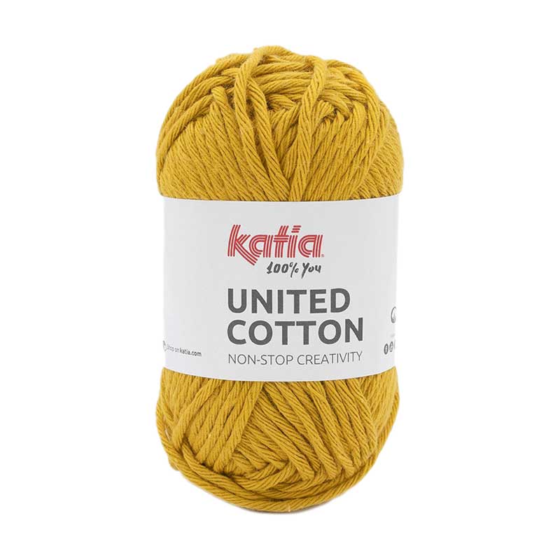 Katia United Cotton Farbe 09 senfgelb