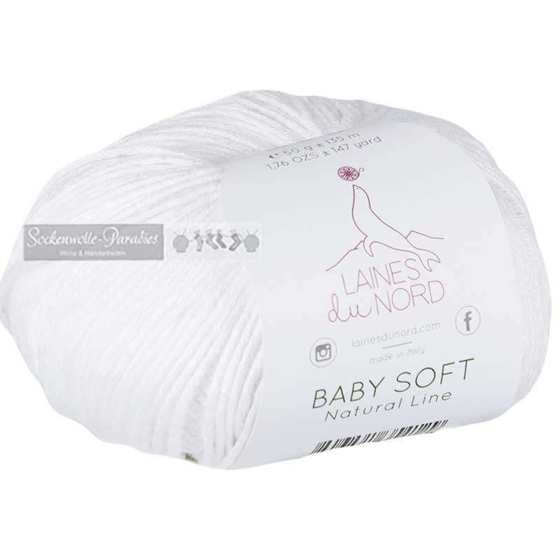 Laines du Nord Baby Soft Fb. 111 weiss