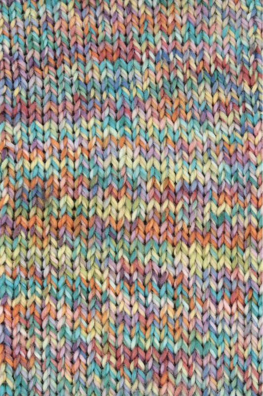 Lang Yarns Twiister Farbe 1 hellblau-orange-lavendel