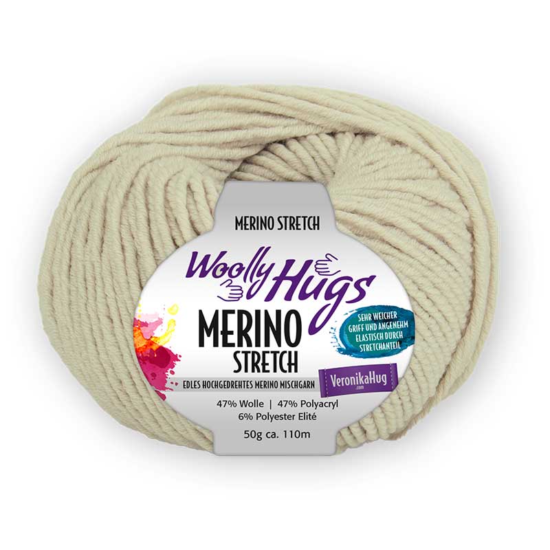 Woolly Hugs Merino Stretch hellbeige 105