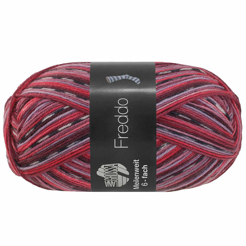 Lana Grossa Meilenweit 6-fach 150 Freddo Farbe 9740
