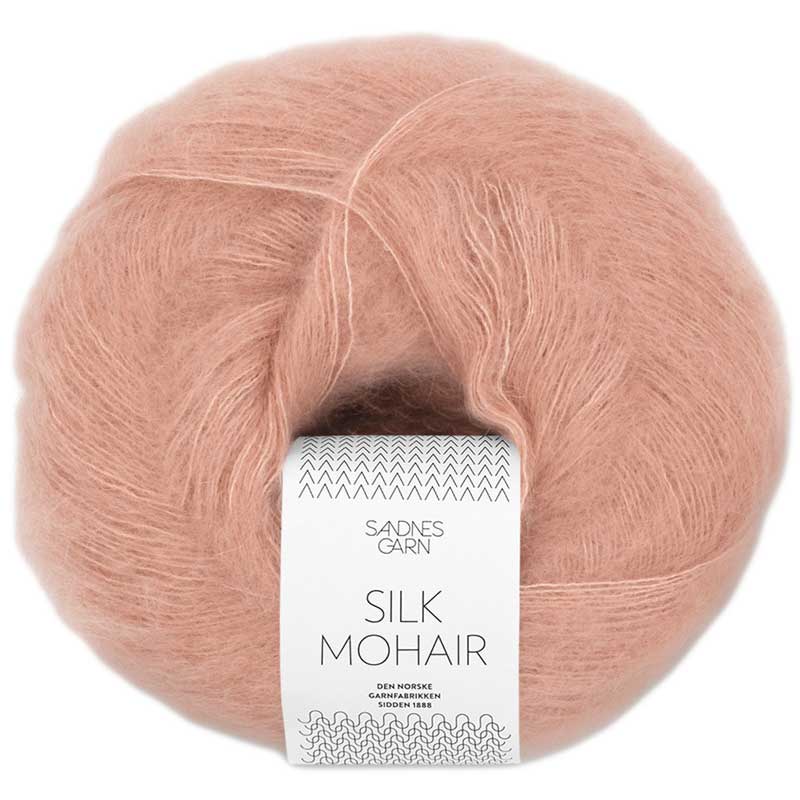 Sandnes Silk Mohair 4012 rose cheeks
